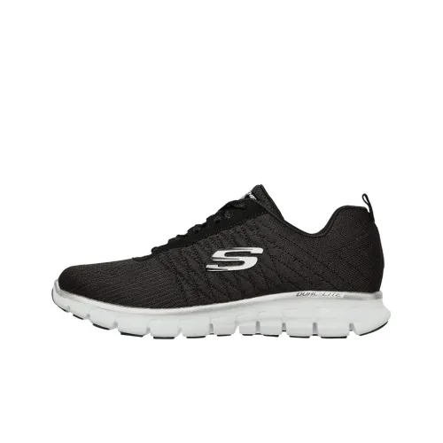 Skechers Synergy Low Топ Спортивная повседневная обувь Женская Черный Белый
