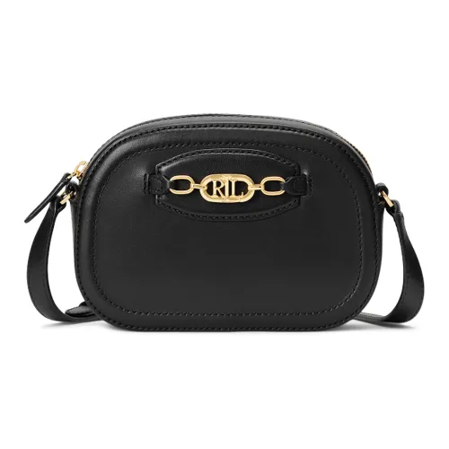 Polo Ralph Lauren Сумка через плечо из коровьей кожи среднего размера женская черная