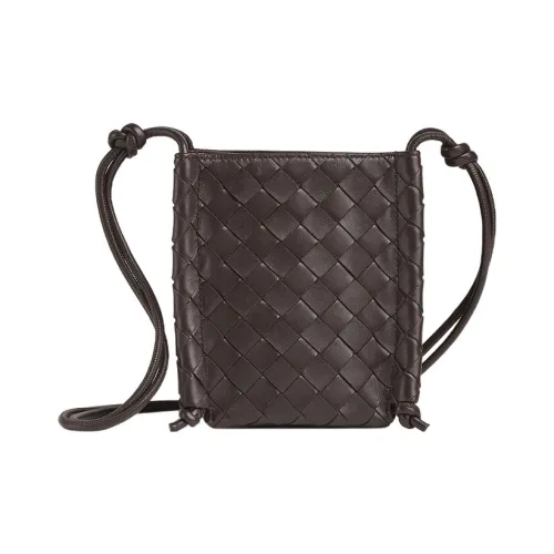 Bottega Veneta Sheepskin Кошелек Сумка Сумка через плечо Сумка через плечо Маленькая Женская Коричневая