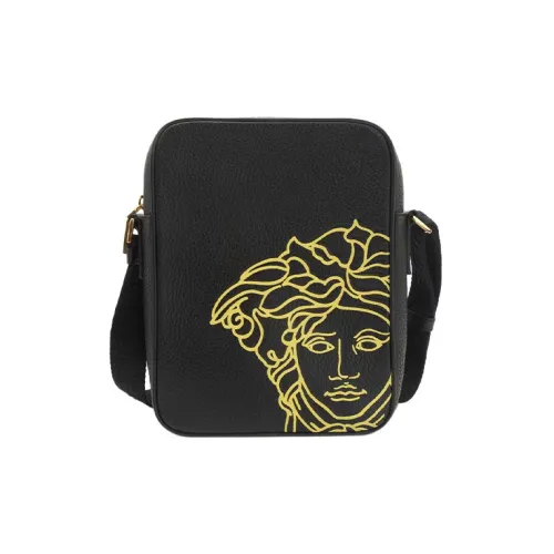 FANSIZHE Сумка через плечо из коровьей кожи мужская черная