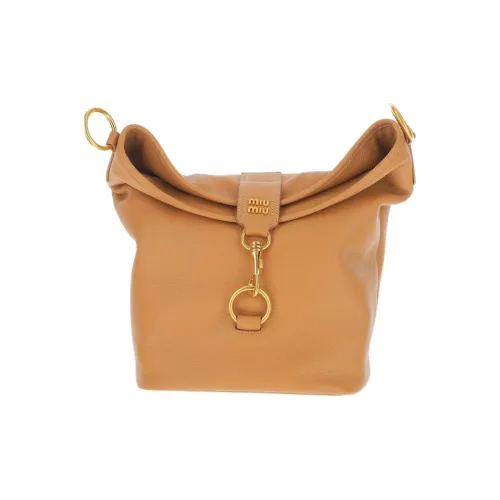 MIU MIU Кожа Сумка Сумка через плечо Женская Коричневая