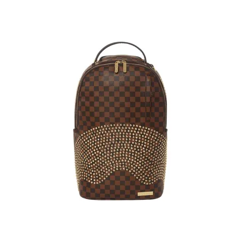 SPRAYGROUND Рюкзак из ПВХ большой унисекс коричневый