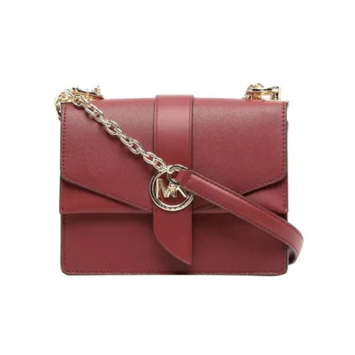 MICHAEL KORS Телячья кожа Сумка через плечо Женская Красно-коричневая