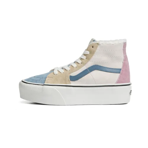 Vans SK8 Tapered High Топ Скейтборд Кроссовки Унисекс Белый Синий