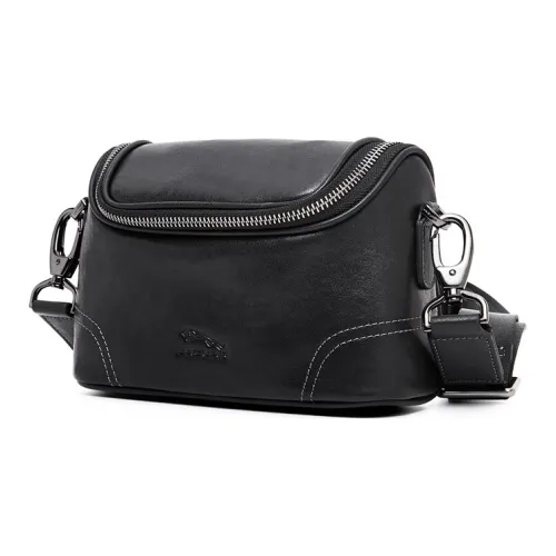 JAGUAR Сумка через плечо из коровьей кожи мужская черная