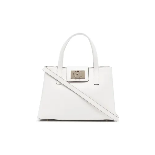 Furla 1927 Collection Кожа Тоут Сумка Сумка для покупок Сумка через плечо Сумка Women's White