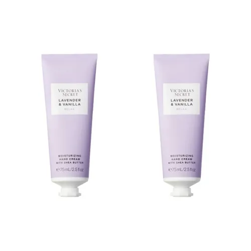 Victoria's Secret Лаванда Ванильный Питательный Крем для рук с Увлажнением 75 мл * 2
