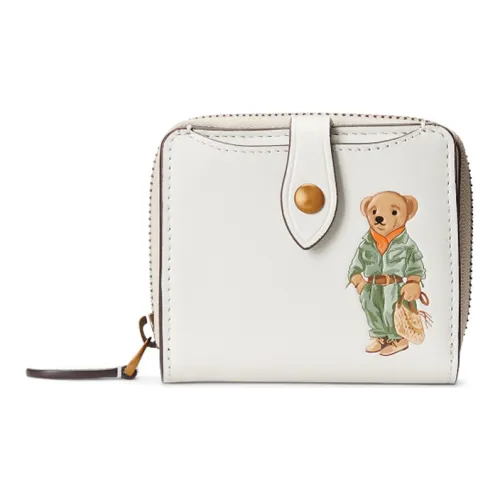 Polo Ralph Lauren Коровья кожа Кошелек Женский Белый