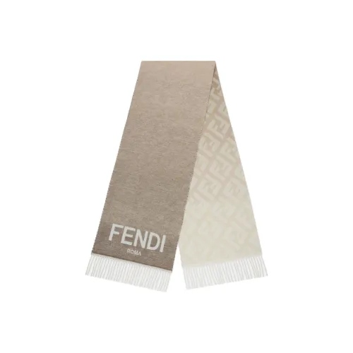 FENDI Wool Knit Шарфы Серый Женские