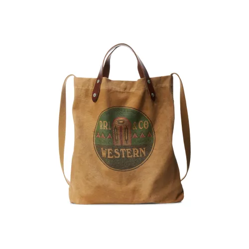 Polo Ralph Lauren Ткань Коровья Кожа Сумка Стандартная Мужская Коричневая