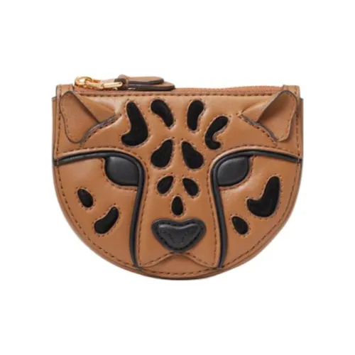 Kate Spade Кожа Кошелек для монет Мини Женский Коричневый