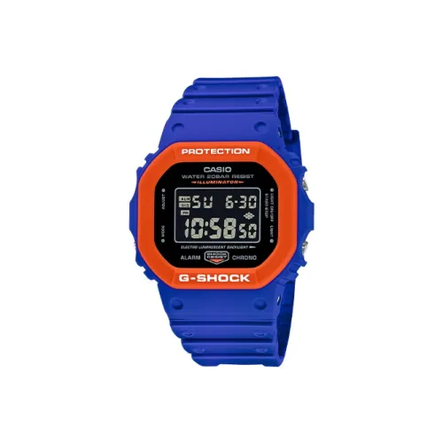 CASIO G SHOCK Collection Кварцевый механизм Смола Ремешок Часы Мужские Черный Циферблат DW 5610SC 2PR