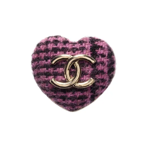 CHANEL Brooch Женские Розовый Черный