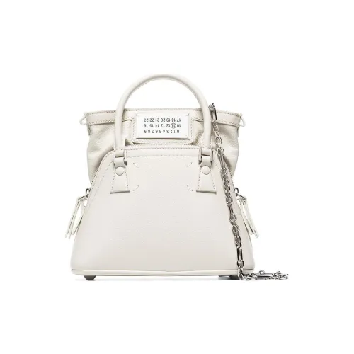 Maison Margiela 5AC Кожа Сумка через плечо Сумка Женская Светло-Серый