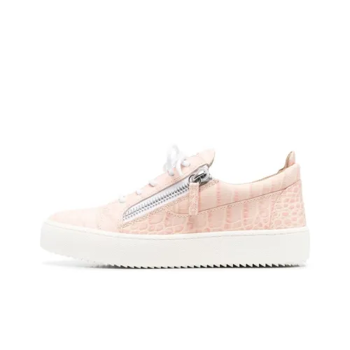 Giuseppe Zanotti GZ Gail Low Топ Стильные Скейтбординги Женские Розовый