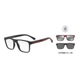 Матовый черный/красный комплект одежды для ног.