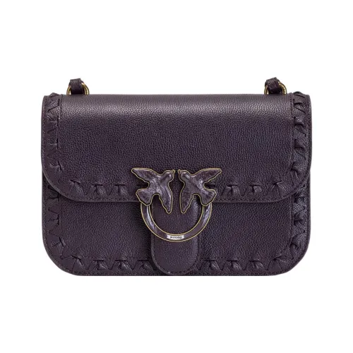 PINKO Кожа Сумка через плечо Сумка на плечо Стандартная Женская Фиолетовая