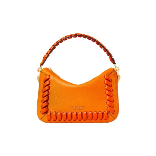 Kate Spade Crush Pebbled Текстура Кожа Сумка Сумка через плечо Сумка через плечо Средний Женская Апельсин