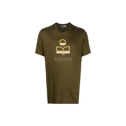 ISABEL MARANT Хаки Мужская T-рубашка