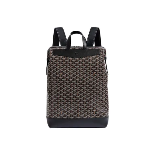 GOYARD Cisalpin Холщовая кожа Рюкзак Унисекс Черный