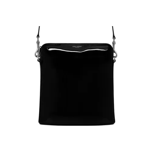 SAINT LAURENT Корова Кожа Camera Сумка Сумка через плечо Сумка на плечо Мужская Черная