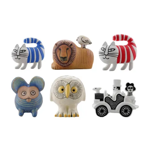 Ocean Church LISA LARSON Скандинавский POP Керамика 4 Счастливый Draw Целая коробка 6 шт