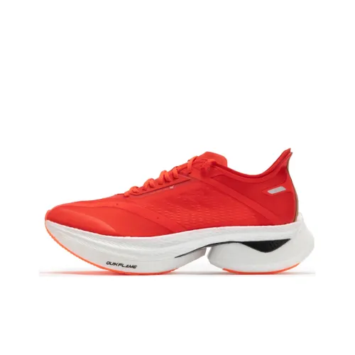 361° Speeding National Prosperity Long Rainbow Lightweight Rebound Low Top Беговые кроссовки Men's Dark Red