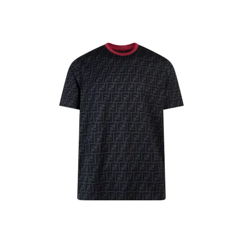 Fendi Черные Мужские T-Рубашки