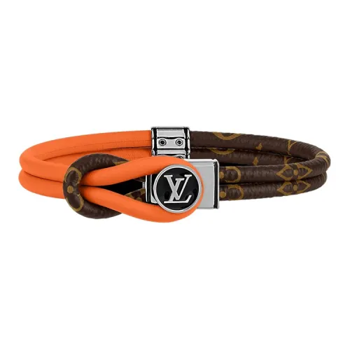 LOUIS VUITTON Loop It Браслет Унисекс Оранжевый Коричневый