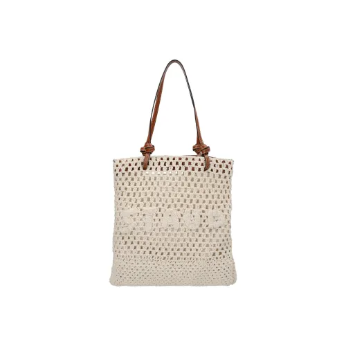 Staud Ткань с кожаными вставками и акценты Тоут Сумка Сумка для покупок Сумка на плечо Сумка Женская Экрю
