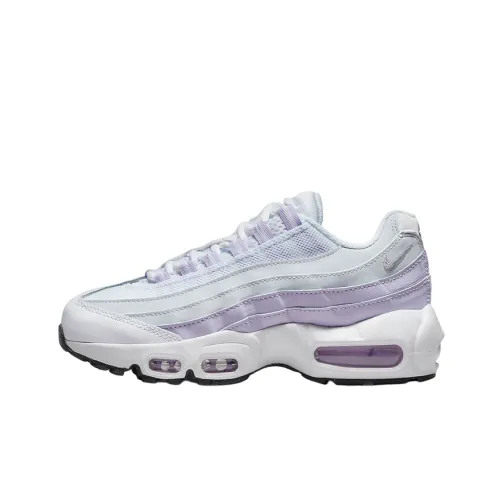 Nike Air Max 95 Recraft Low Топ Спортивная Повседневная Обувь GS Фиолетовый Зеленый