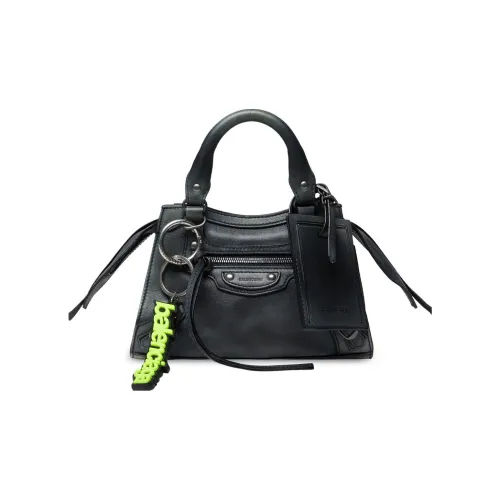 Balenciaga Neo Classic Телячья кожа Сумка через плечо Сумка Мини Женская Темно-синяя