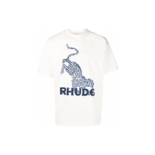 RHUDE Белая Мужская T-Рубашка