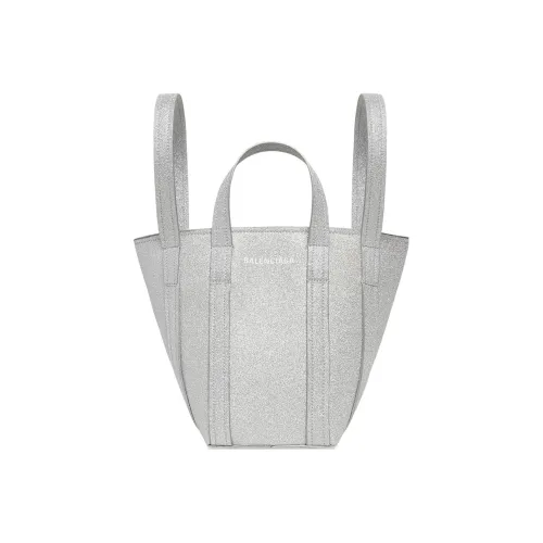 Balenciaga Полиуретан с Полиэстер Через плечо Одно плечо Сумка Мини Women's Silver
