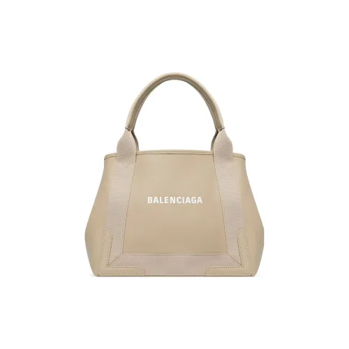 Balenciaga Smooth Calfskin Tote Bag Shopping Bag Handbag Small Women's Brown