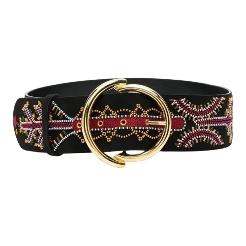 ETRO Ремни из коровьей кожи, черные, женские