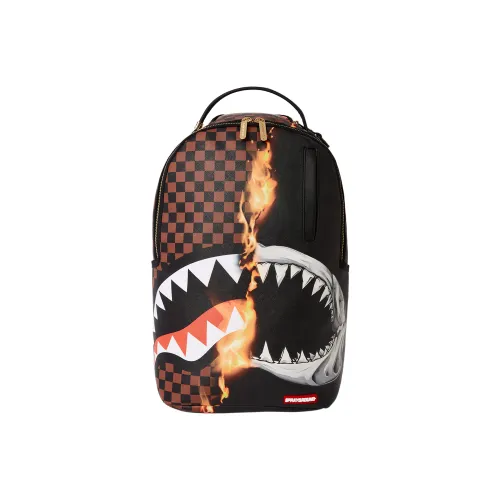 SPRAYGROUND Ткань Рюкзак Стандартный Унисекс Коричневый Черный