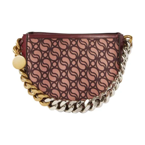 Stella McCartney Frayme Переработанный полиэстер Сумка через плечо Маленькая Женская Бургунди