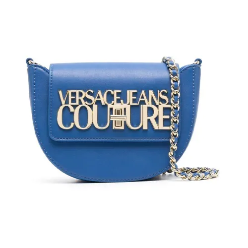 VERSACE JEANS COUTURE Искусственная кожа Сумка через плечо Женская Синяя
