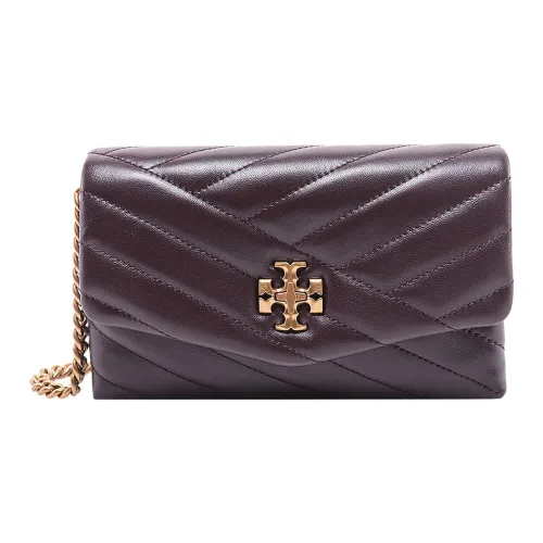 TORY BURCH Kira (Красный) Кожа Кошелек Сумка через плечо Сумка на плечо Женская Красный Коричневый