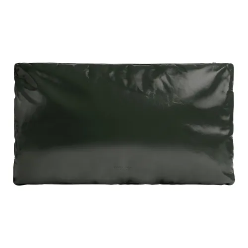 Bottega Veneta Коровья кожа Pillow Bag Clutch Large Men's Dark Green