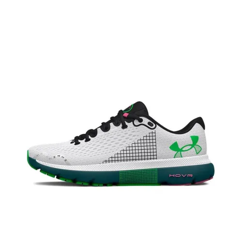 Under Armour HOVR Infinite 4 Low Топ Повседневные Беговые Кроссовки Мужские Белые