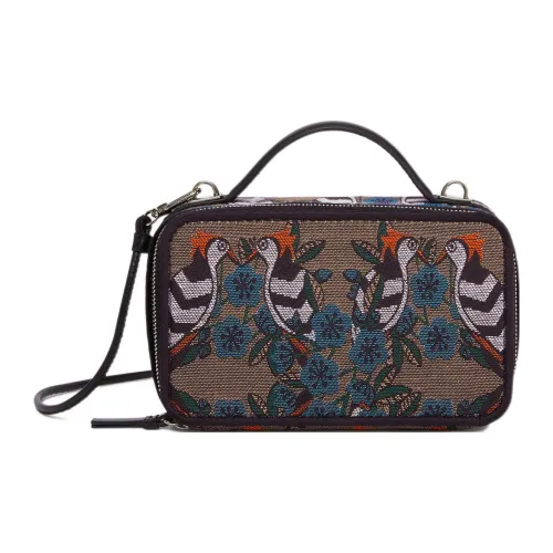 Furla Вавилон Ткань Сумка Сумка через плечо Сумка через плечо Мини Женская Тауповая