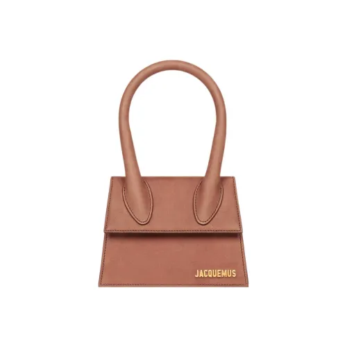 Jacquemus Сумка через плечо из коровьей кожи женская коричневая