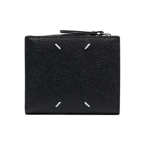 Maison Margiela Телячья кожа Держатель для карт Кошелек Мужской Черный