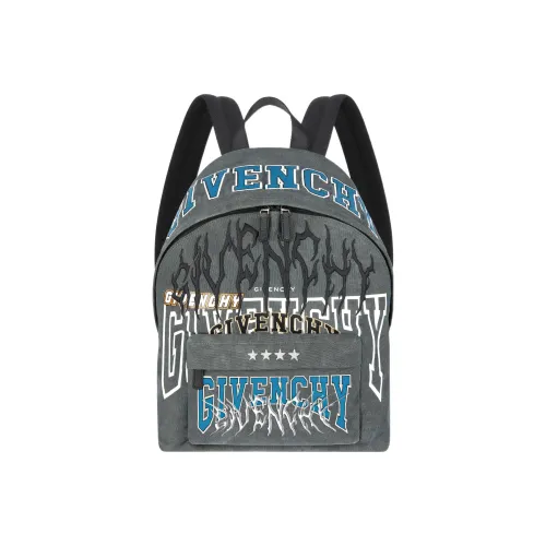 GIVENCHY Ткань Коровья Кожа Рюкзак Мужской Серый