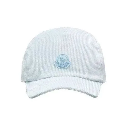 Moncler Хлопок Бейсболки Светло-синий Женские