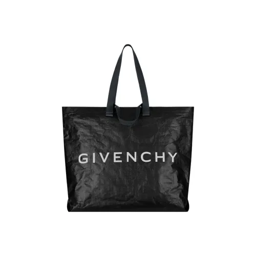 GIVENCHY Полиэтилен с покрытием устойчивый к разрыву материал сумка-тоут сумка для покупок сумка через плечо мужская черная
