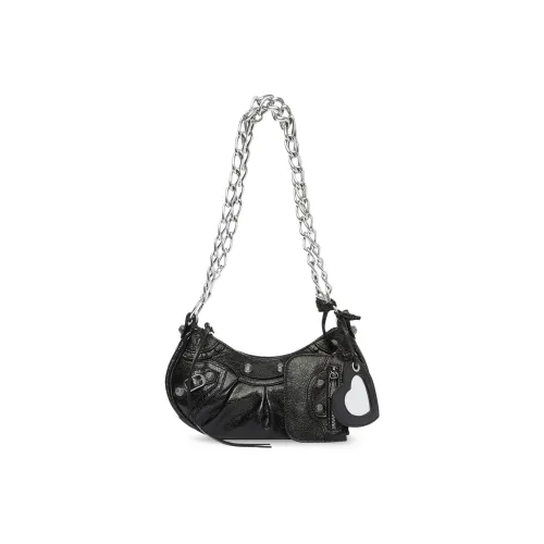 Balenciaga Le Cagole Lambskin Portable Crossbody Bag Shoulder Bag Mini Women's Black