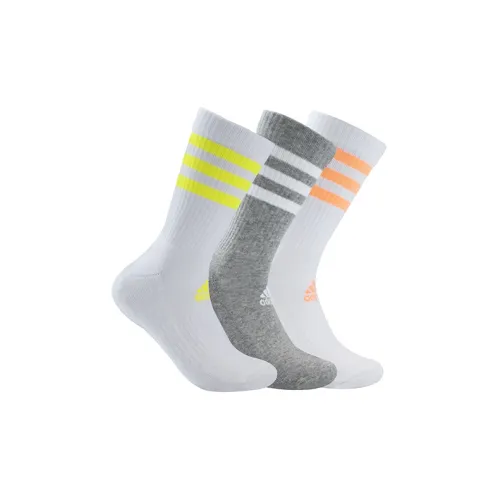 Adidas Multicolor 3 Pack Men's Mid Shin Sock